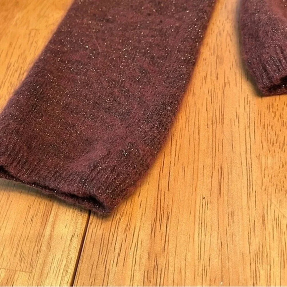 Items by Michelle Nicole long sleeved angora/lambs wool blend sweater, Medium - Picture 2 of 4
